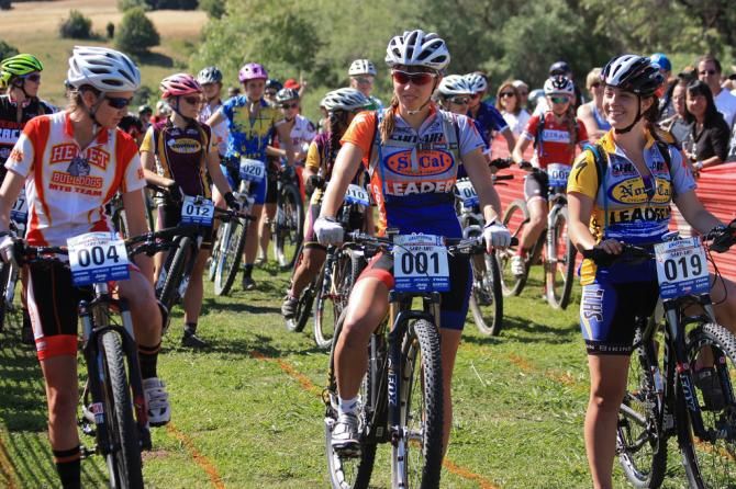 Hannah Rae Finchamp at the start