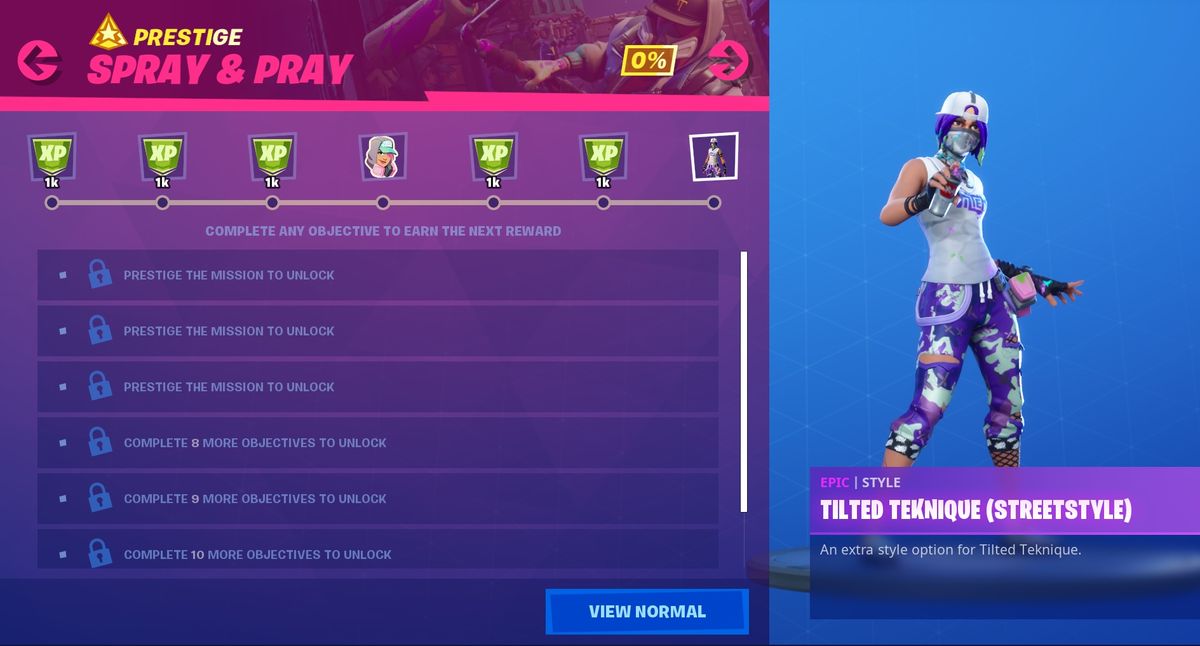 Fortnite Spray and Pray mission guide all challenges and rewards PC