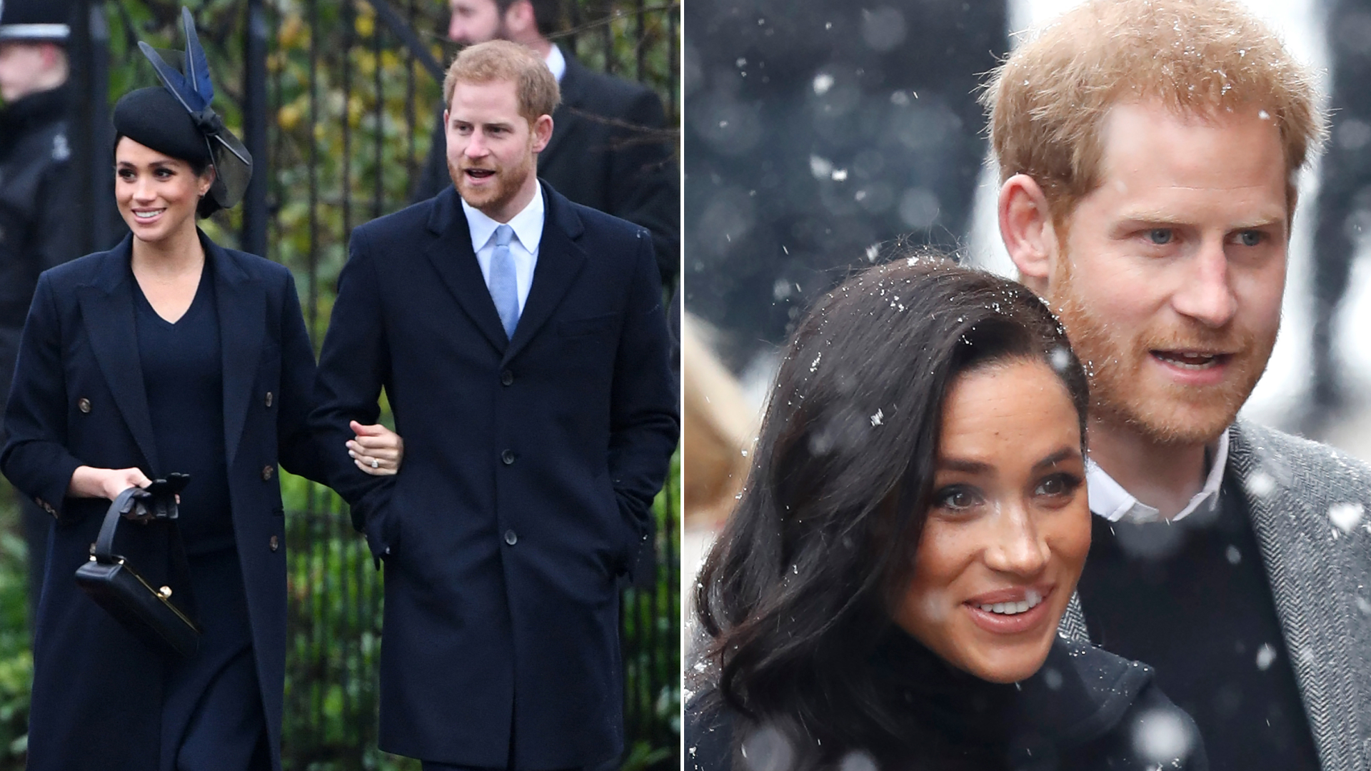 Prince Harry and Meghan Markle at Christmas