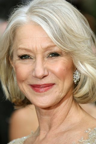 Dame Helen Mirren is pictured with a bob at the 79th Annual Academy Awards held at the Kodak Theatre on February 25, 2007 in Hollywood, California.