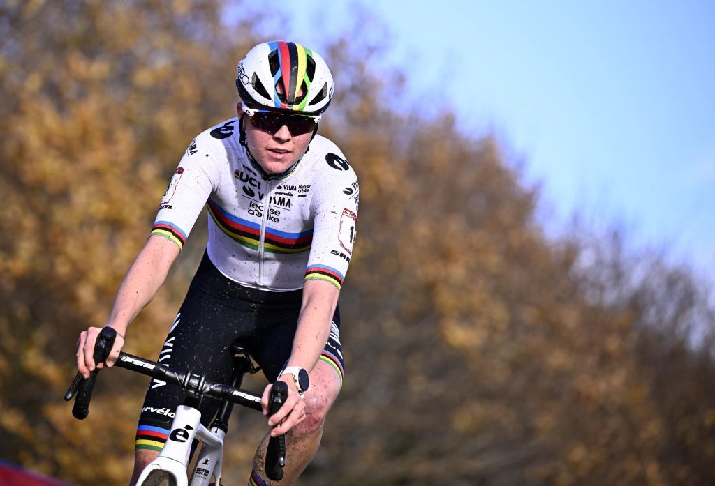 riders during women's dublin uci cyclocross world cup