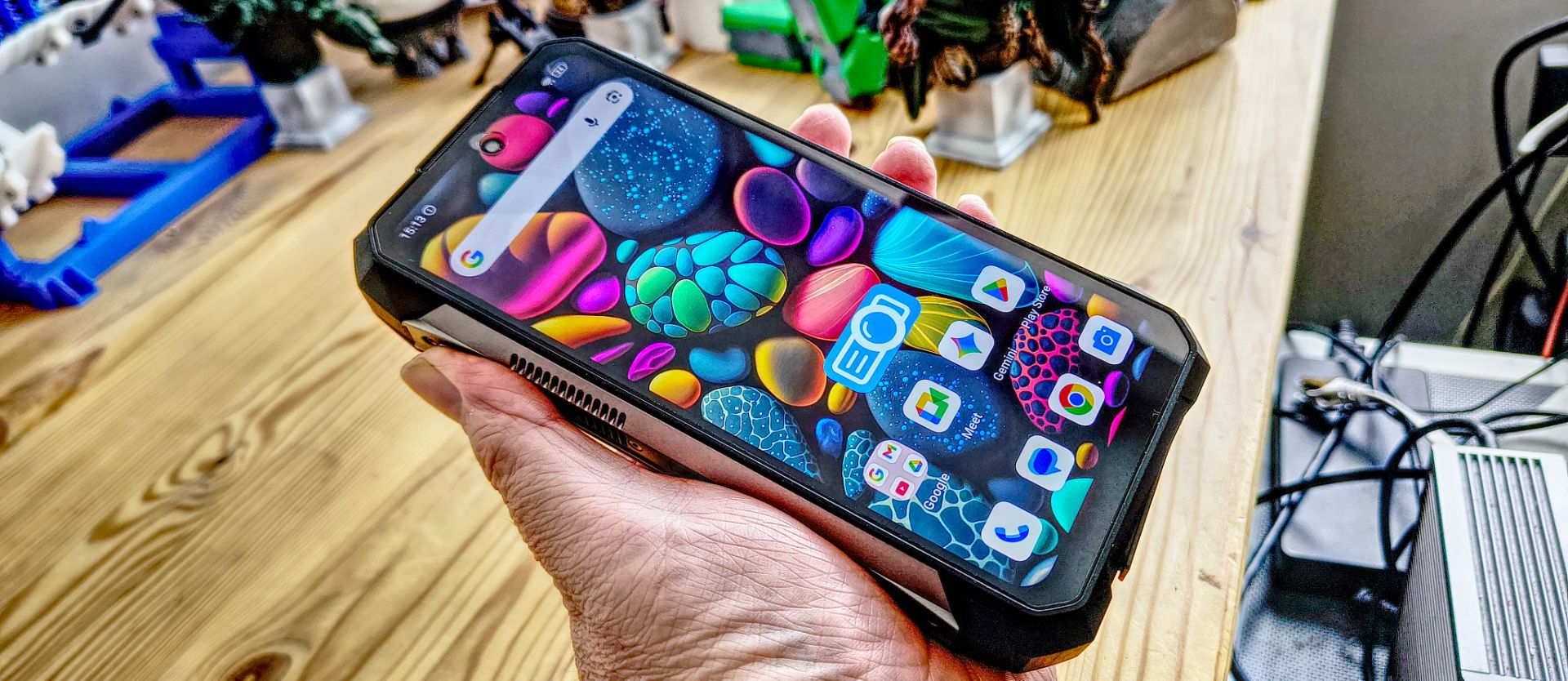 I tested the 8849 Tank X — a feature-rich rugged phone built around a 1080p DLP projector and a whole lot of weight