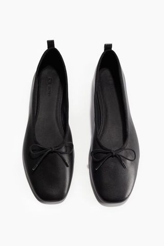 Leather Ballet Pumps