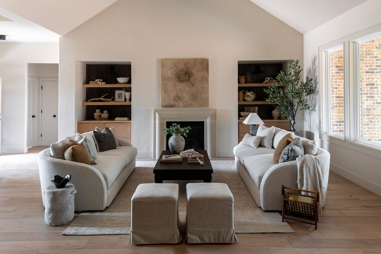 Symmetrical living rooms could be 2023's big decor trend | Livingetc