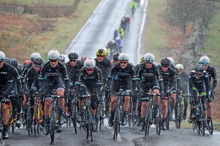 The second stage of the Tour of the Reservoir back in April was a bit of an epic. Sleety snow set the scene as the riders set out from Blanchland to join the shortened stage due to the conditions.