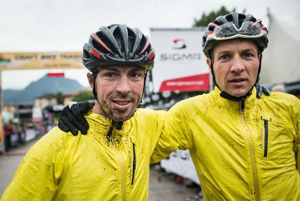 TransAlp overall winners Jochen Kaess and Markus Kaufmann