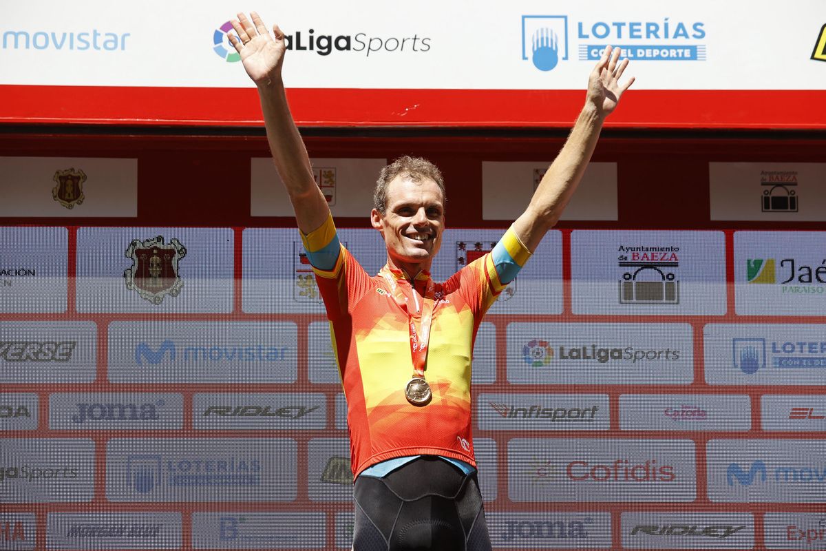 Cycling: Spanish Road Championships 2020 / Campeonatos de Espa&Atilde;&plusmn;a Ruta 2020 / HOMBRES ELITE UCI / ROAD MEN ELITE UCI /
Podium / Podio /
LEON SANCHEZ;Luis (ESP) /
Ubeda-Baeza (159 km) 22-08-2020/
Cycling: Spanish Road Championships 2020 / Campeonatos de Espa&Atilde;a Ruta 2020 / LINEA HOMBRES ELITES UCI / ROAD MEN /
Luis Angel Gomez
&Acirc;&copy;PHOTOGOMEZSPORT2020