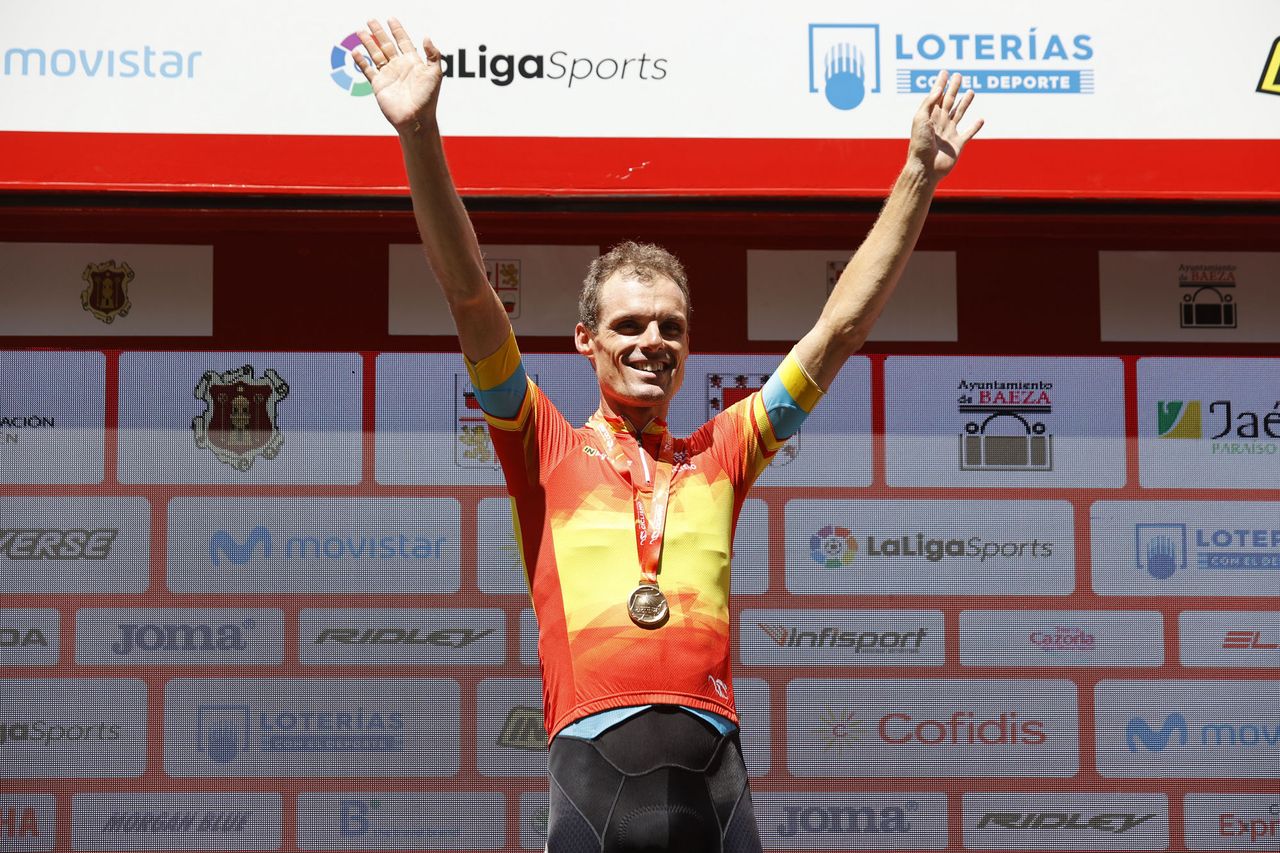 Cycling: Spanish Road Championships 2020 / Campeonatos de Espa&Atilde;&plusmn;a Ruta 2020 / HOMBRES ELITE UCI / ROAD MEN ELITE UCI /
Podium / Podio /
LEON SANCHEZ;Luis (ESP) /
Ubeda-Baeza (159 km) 22-08-2020/
Cycling: Spanish Road Championships 2020 / Campeonatos de Espa&Atilde;a Ruta 2020 / LINEA HOMBRES ELITES UCI / ROAD MEN /
Luis Angel Gomez
&Acirc;&copy;PHOTOGOMEZSPORT2020
