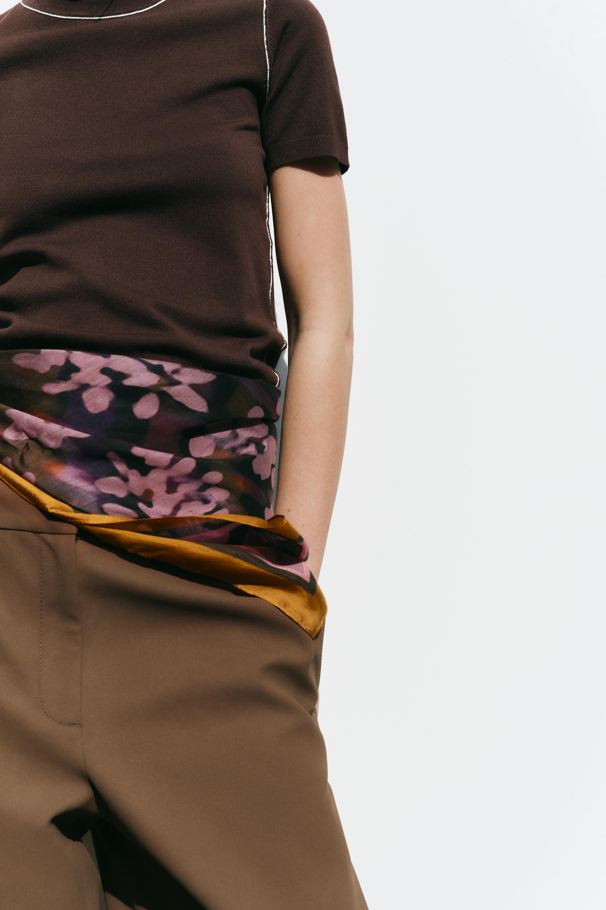 Modal Floral Print Scarf