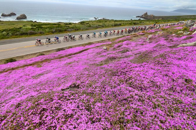 The 2019 Tour of California enjoyed stunning scenery en route from Laguna Seca to Morro Bay on stage 4