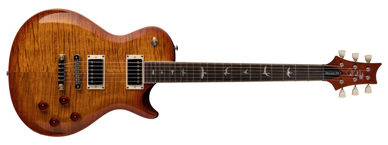 PRS's SE McCarty 594 Singlecut Vintage Sunburst model