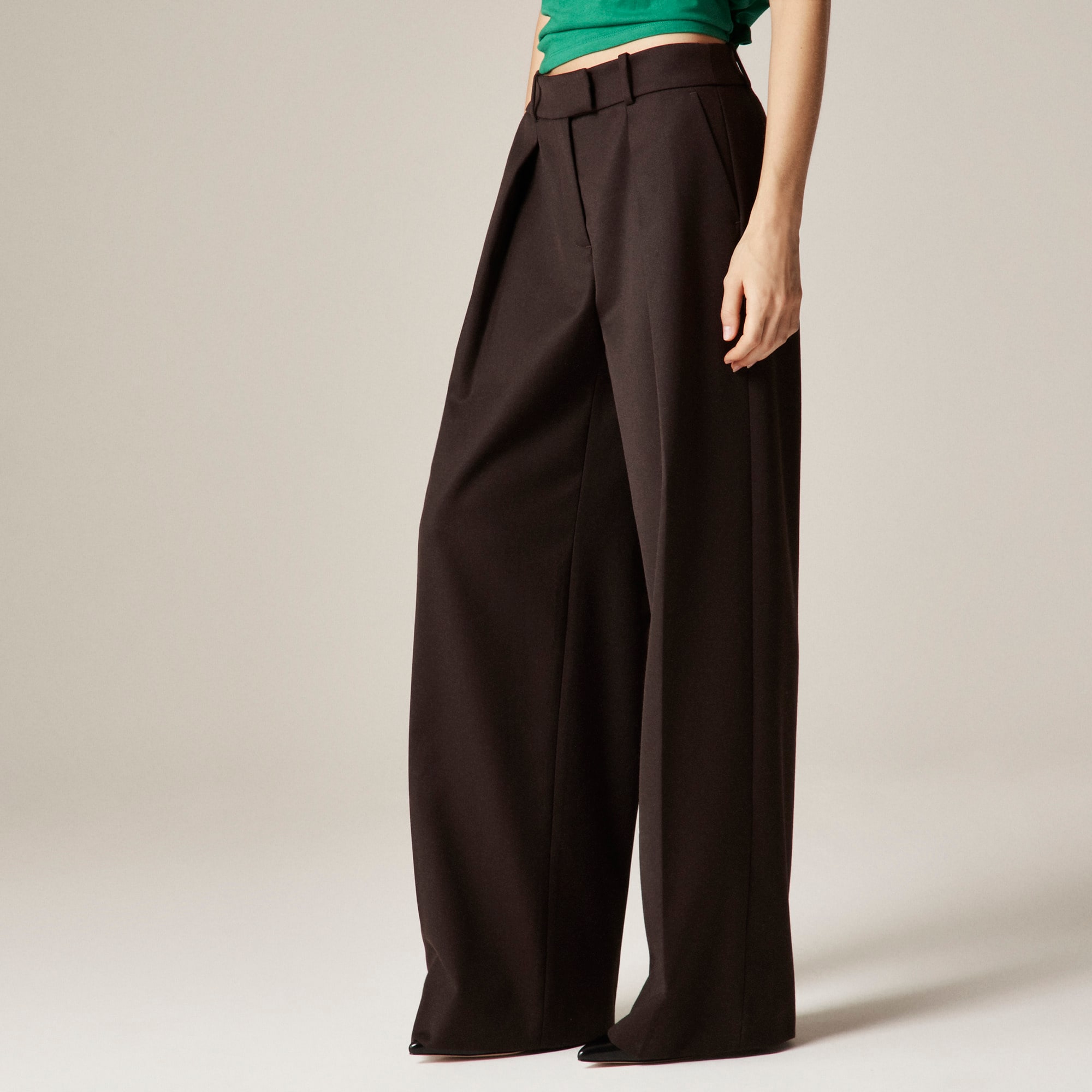 Alex Eagle X J.crew Pleated Pant in Wool Blend