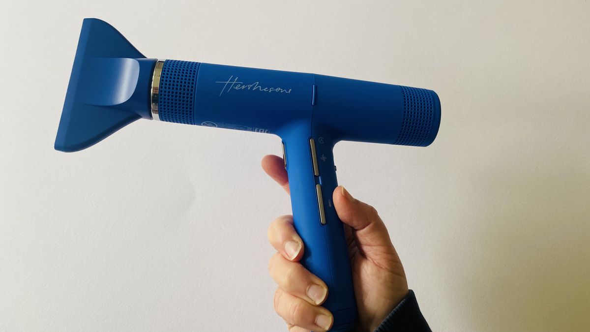 This Hershesons hair dryer is as gloriously lightweight and quiet as I