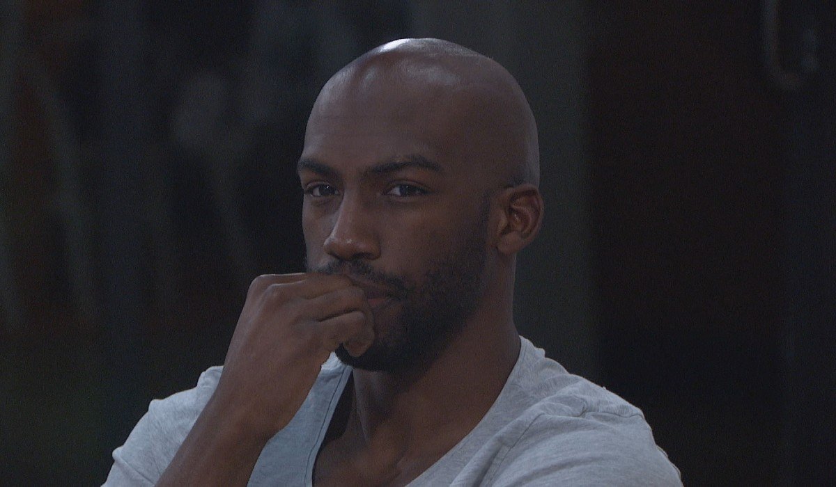 Xavier Prather biting his nails Big Brother CBS