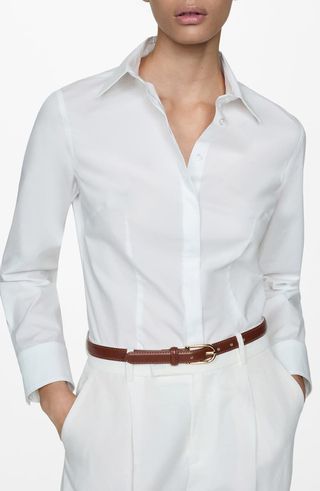 Cotton Button-Up Shirt