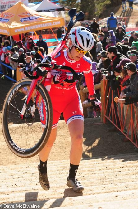 Elle Anderson (California Giant Cycling) has improved dramatically this year