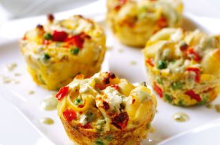 Mini vegetable frittata