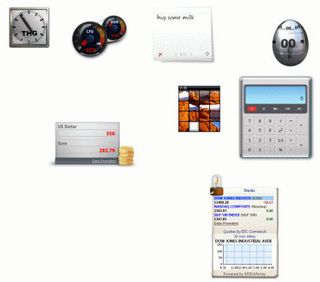 Vista's gadgets look surprisingly similar to Macintosh's