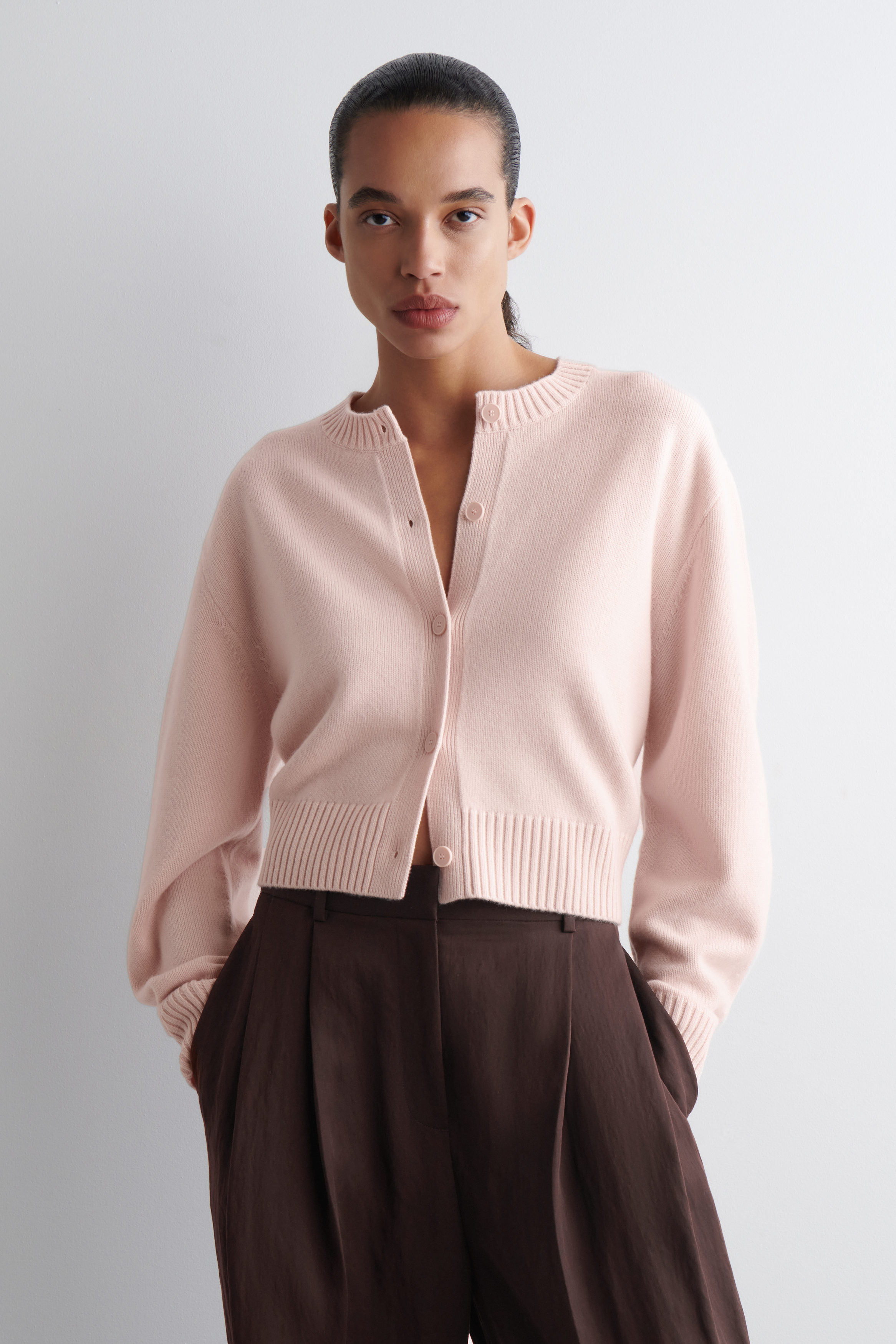 Merino wool cardigan