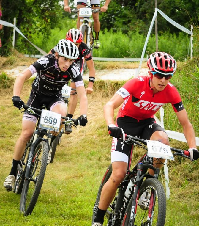 Howard Grotts (Specialized) was very competitive on this climbers course