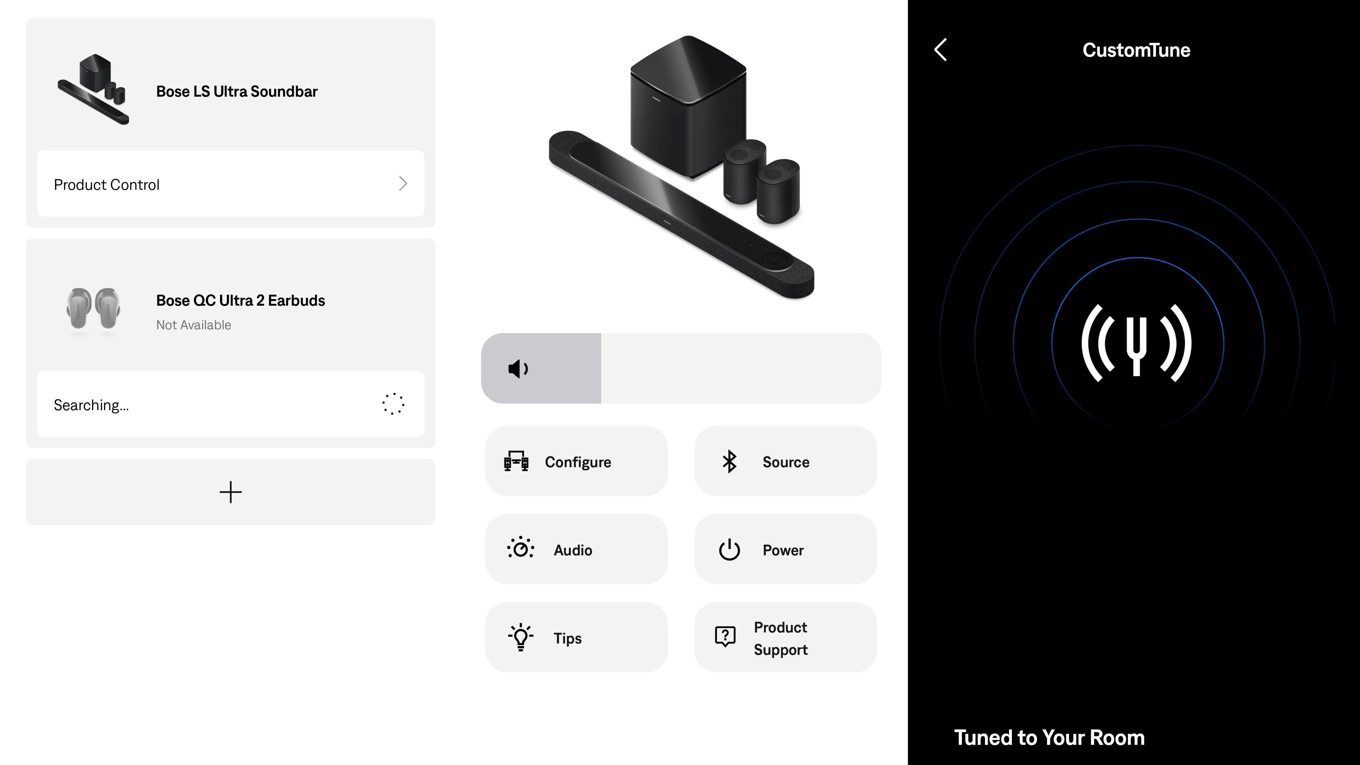 Bose app for Lifestyle Home Theater setup