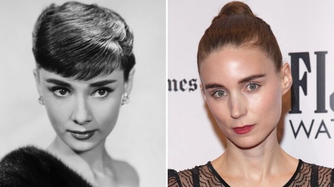 Audrey Hepburn And Rooney Mara