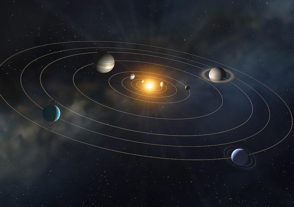 solar system orbits