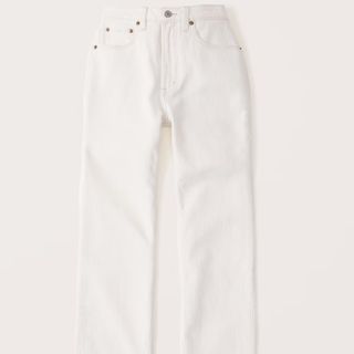 Abercrombie Curve Love Ultra High Rise Ankle Straight Jean