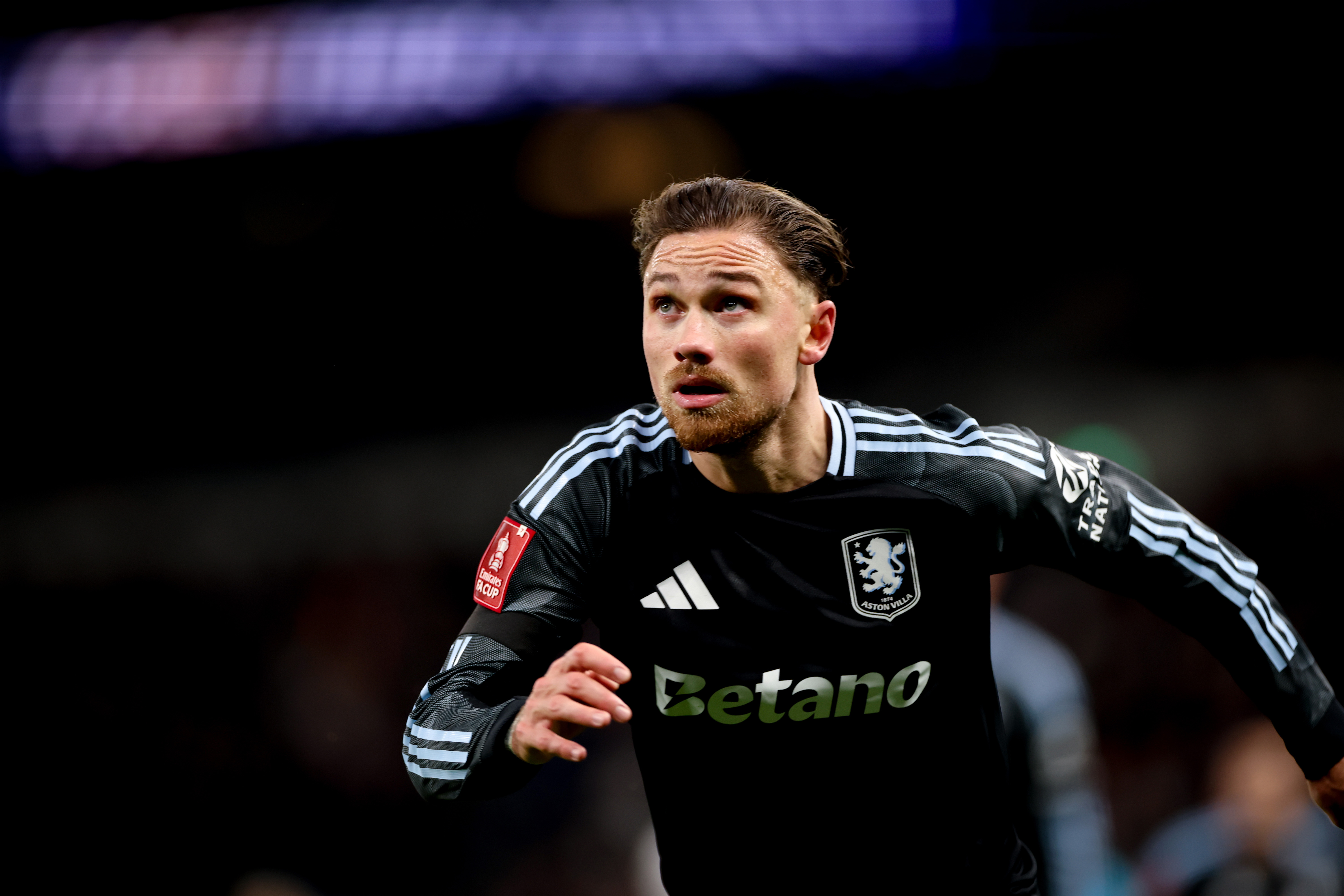 Aston Villa defender Matty Cash