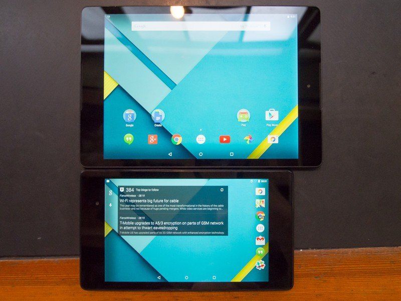 Nexus 9 and Nexus 7