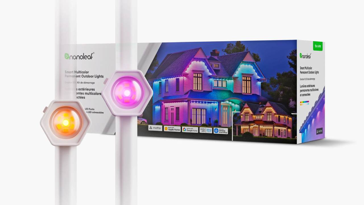 Nanoleaf Matter Smart Multicolor Permanent Outdoor Lights