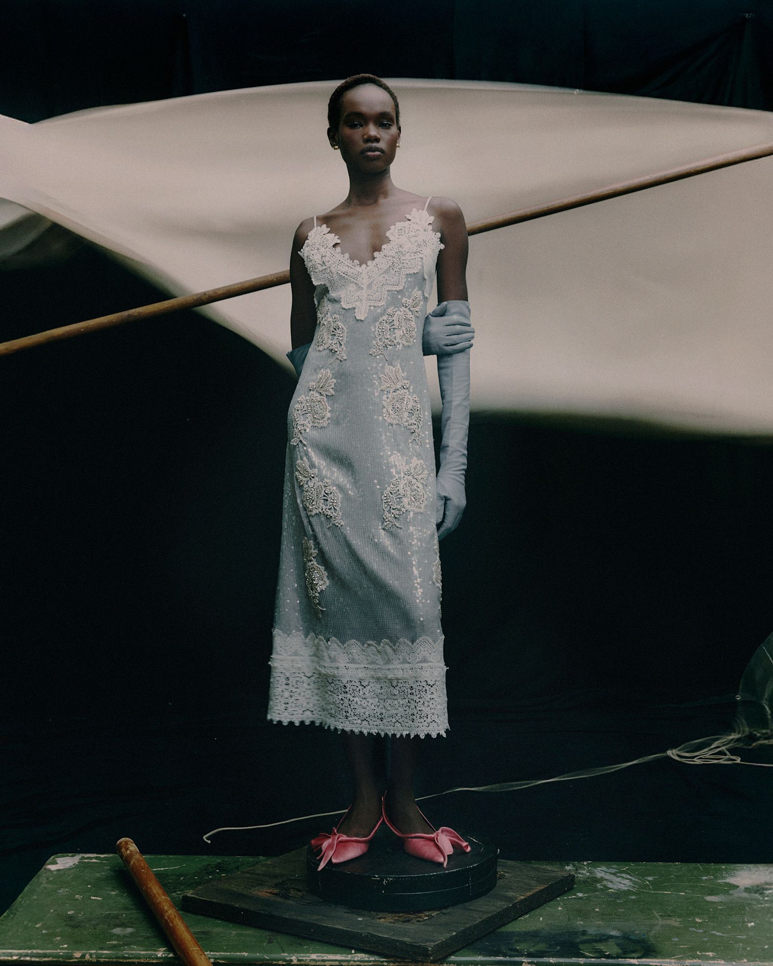 lace trim dresses