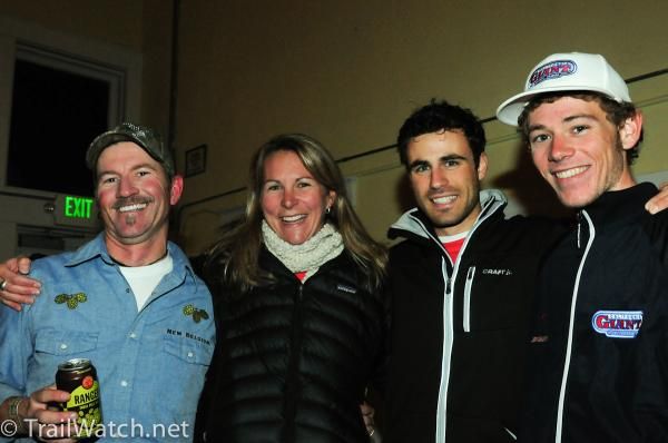 Riders at the number presentation.