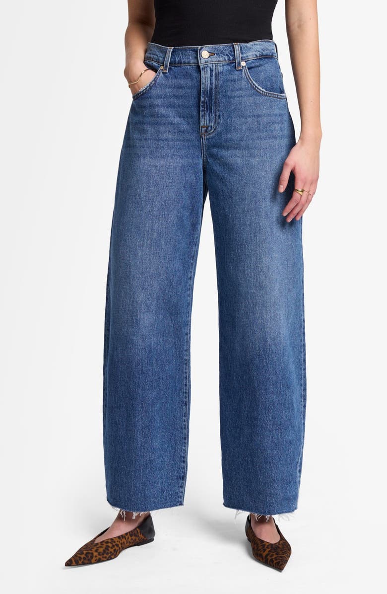 Bonnie Raw Hem High Waist Barrel Jeans