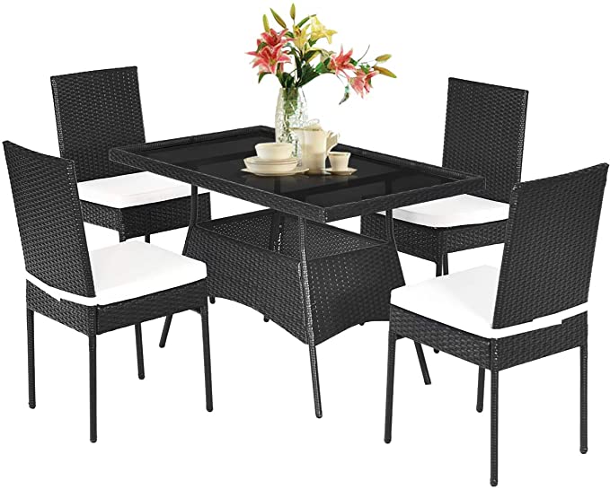 Tangkula Wicker Patio Set Reco