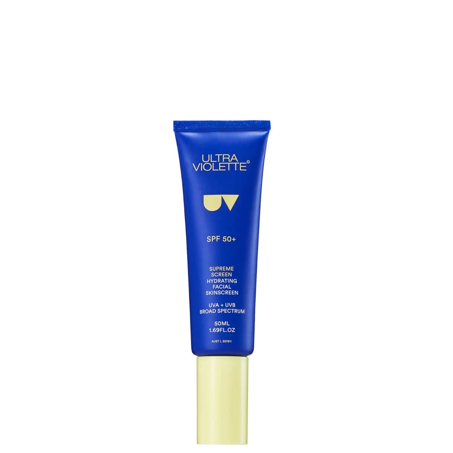 Divisive Beauty Products Ultra Violet Supreme Screen Hydrating Facial Skin Screen SPF 50+