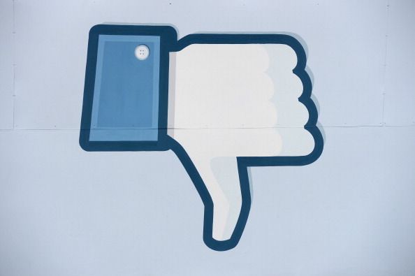 Facebook dislike