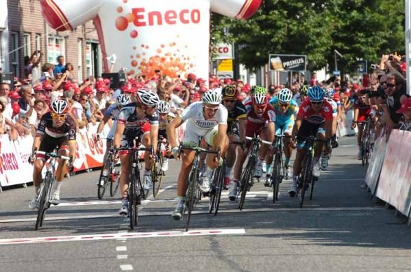 Marcel Kittel (Argos-Shimano) on song at the Eneco Tour.