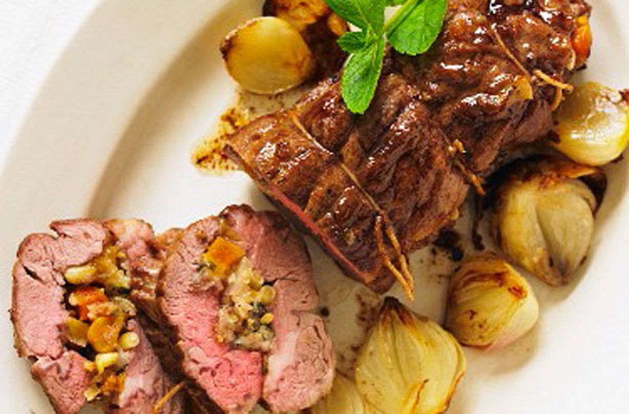 Easter roast lamb recipes: Apricot stuffed roast lamb