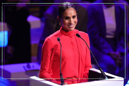 Meghan Markle&#039;s red outfit One Young World summit