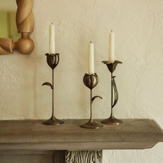 Olivia Floral Candlesticks (Set of 3) by Sarah Sherman Samuel