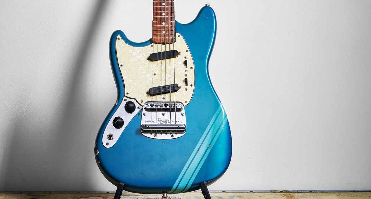 Kurt Cobain's 1969 Fender 'Competition' Mustang up-close | Guitar
