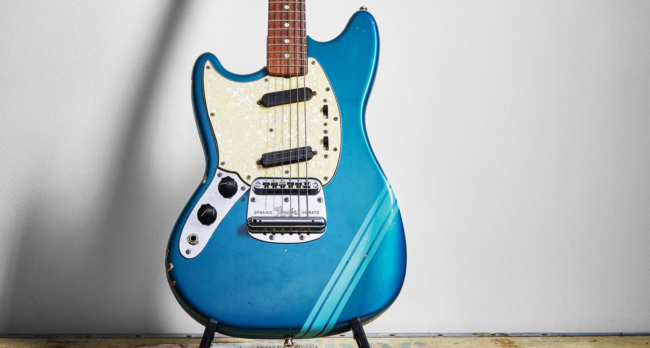 Kurt Cobain's 1969 Fender 'Competition' Mustang up-close | Guitar