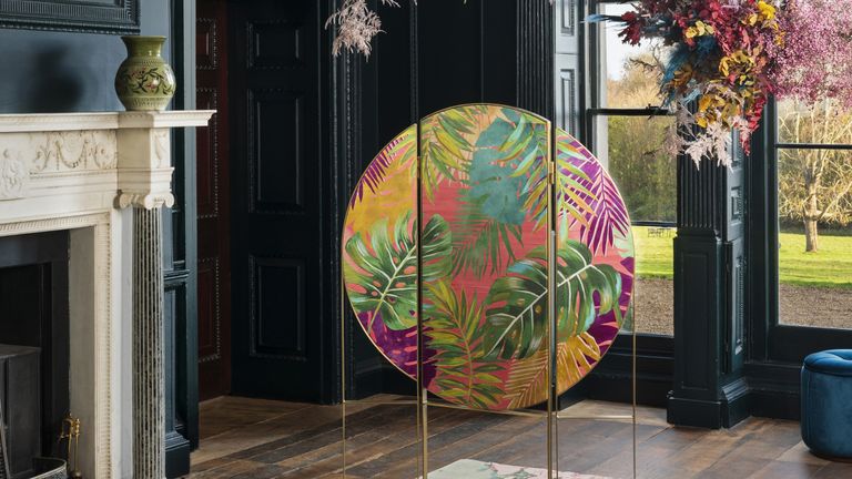 Folding screen room dividers by ROOME London X Matthew Williamson