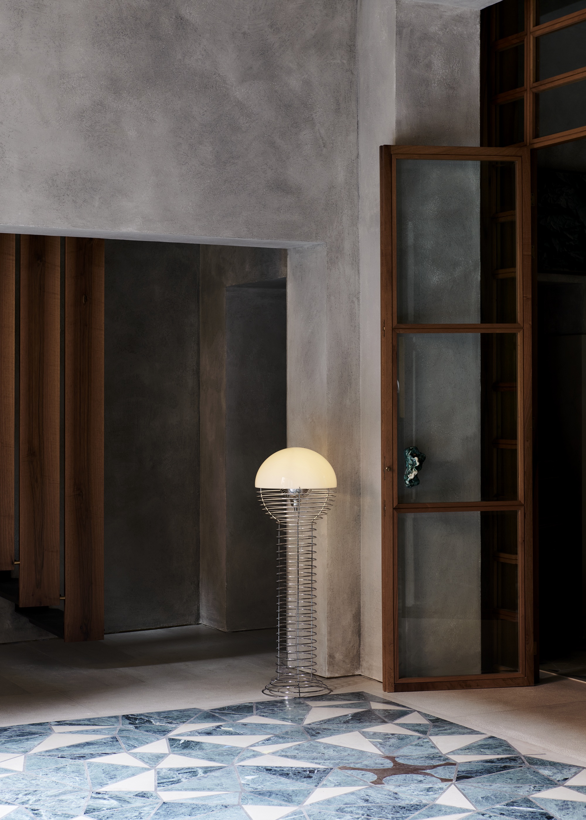 Featuring Wire Floor Lamp. Brand: Verpan, design by Verner Panton