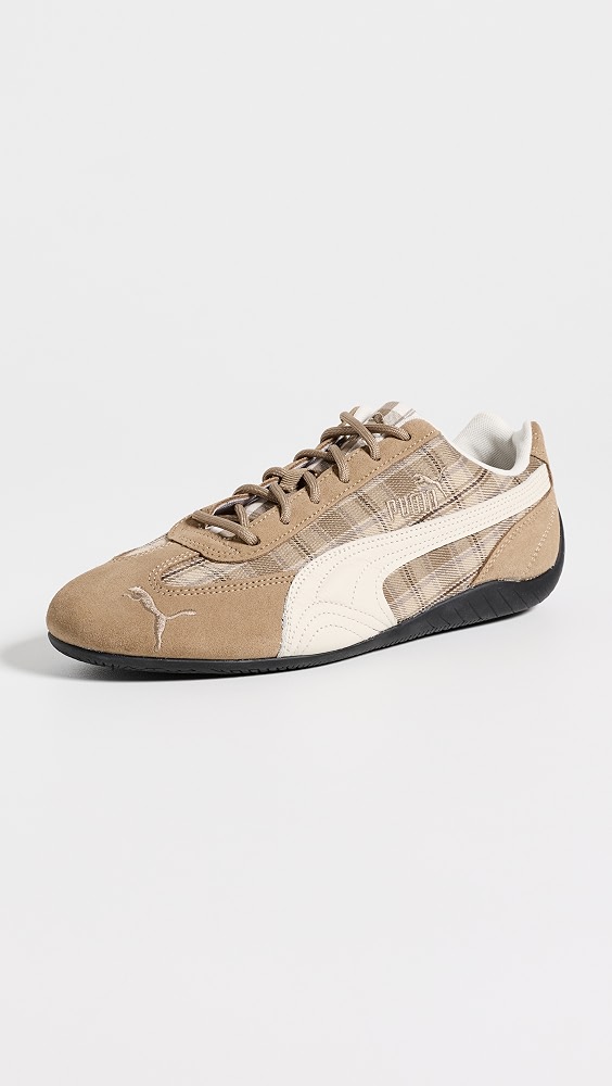 Speedcat Patch Sneakers - Soft Taupe/frosted Ivory