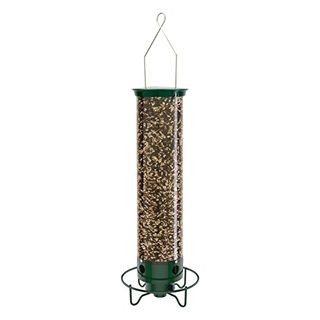 Droll Yankees Yf-M Yankee Flipper Squirrel-Proof Wild Bird Feeder With Weight Activated Rotating Perch - 5lbs Seed Capacity