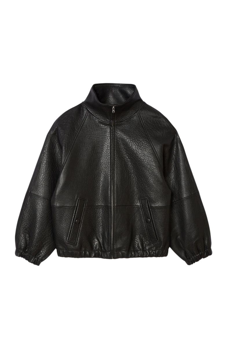 Oversized Leather Jacket