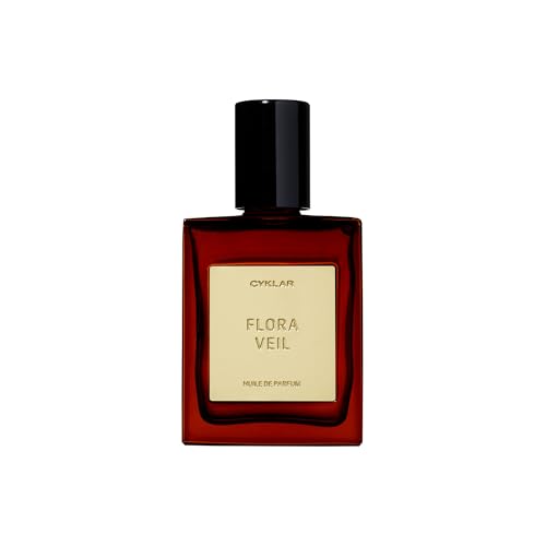 Cyklar Perfume Oil Roll-On. Travel-Friendly Flora Veil Fragrance With Raspberry, Peony, and White Amber Notes. Long-Lasting Essential Oil Parfum for Women and Men. 0.5 Fl Oz Scented Rollerball Bottle