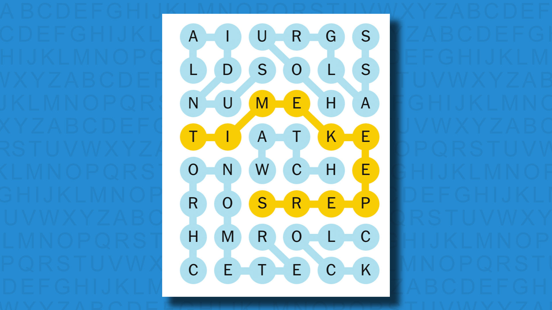 NYT Strands answers for game 489 on a blue background